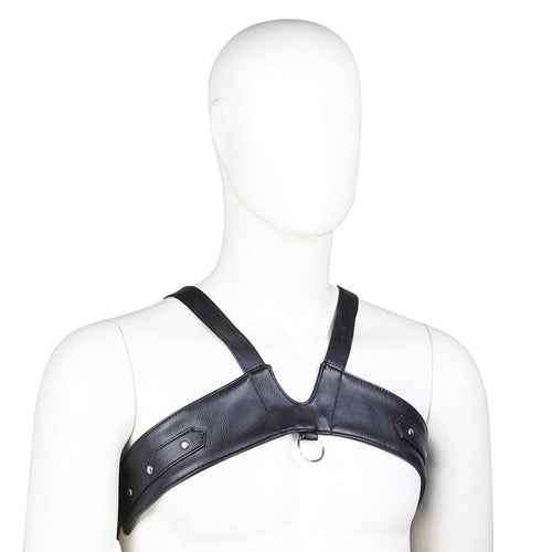 Men's Chest Strap Fierce Men's Leather Adjustable Strap