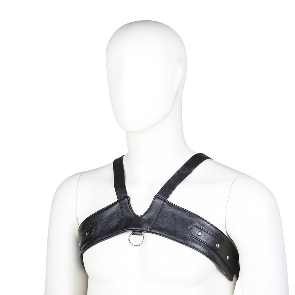 Men's Chest Strap Fierce Men's Leather Adjustable Strap